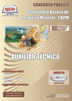 Companhia Baiana de Pesquisa Mineral (CBPM)-AUXILIAR TÉCNICO-ASSISTENTE ADMINISTRATIVO